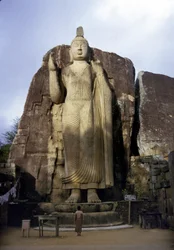 Avukanas stora Buddha. Sri Lanka. 400-talet.