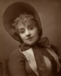Kate Santley, amerikanskfödd brittisk skådespelerska, sångerska, komiker och teaterchef, 1883