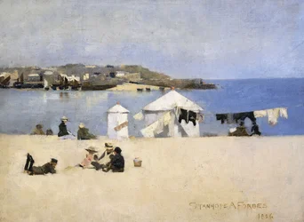 Barn på stranden, St. Ives