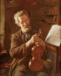 E-String (olja på duk)