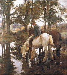Dricksplatsen (färg litho)