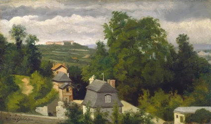 Utsikt över utkanten av Caen, 18721875.