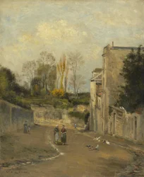 Montmartre, rue Cortot, ca 1872-76