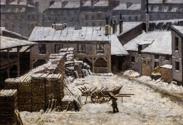 Snö i Paris