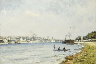 Seine vid Passy, ca 1880 (olja på duk)