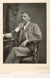 George du Maurier (1834-96), konstnär, serietecknare och romanförfattare, porträttfotografi