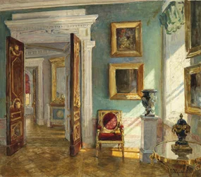 Interiör av Bildgalleriet, Pavlovsk