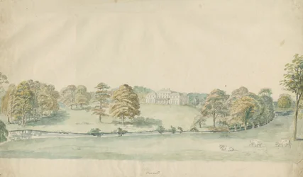 Canwell Hall: tonad blyertsteckning, nd [1762-1802]]