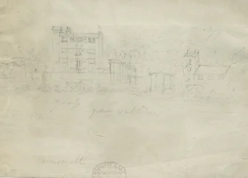 Caverswall Castle: blyertsteckning, nd [c 1800] (teckning)