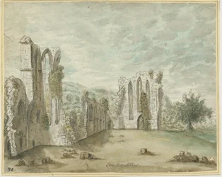 Croxden Abbey: akvarellmålning, nd [1762-1802] (målning)