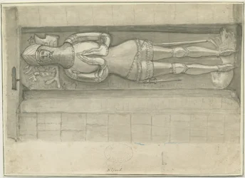 Elford Church: sepiateckning, nd [1762-1802] (teckning)