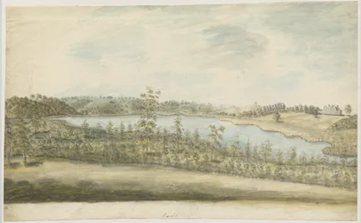 Forton - Aqualate Hall: akvarellmålning, nd [1762-1802]