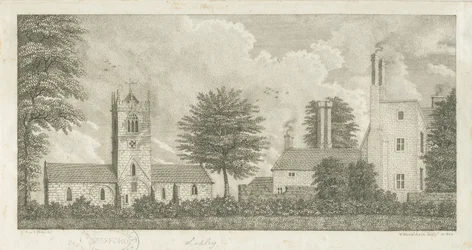 Lapley Church: gravyr