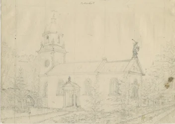 Patshull Church: blyertsteckning, nd [1762-1802]