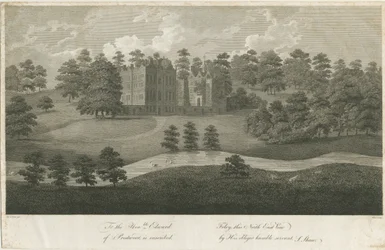 Prestwood Hall: gravyr, nd [1762-1802] (tryck)