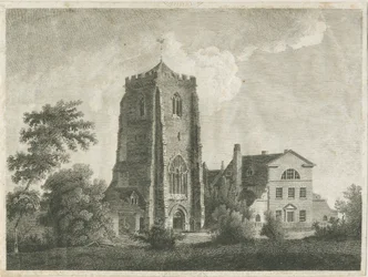Ranton Abbey [Priory]: gravyr och [sent 1700-tal] (tryck)
