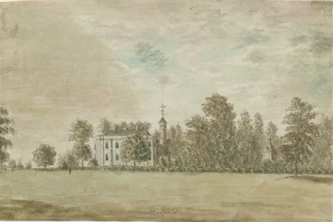 Statfold Hall: akvarellmålning, nd [1762-1802]