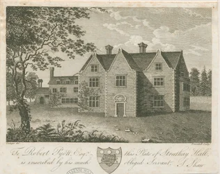 Streethay Hall: gravyr, nd [slutet av 1700-talet] (tryck)