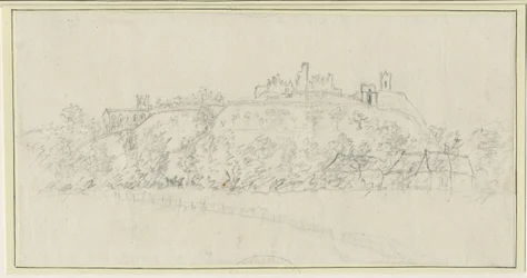 Tutbury Castle: blyertsteckning, nd [1762-1802]