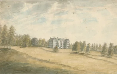 Wrottesley Hall: akvarellmålning, nd [1762-1802]