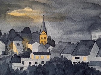Bad Honnef på natten