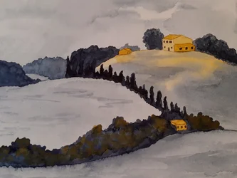 Toscana i två färger