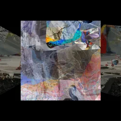 Abstrakt svan-collage