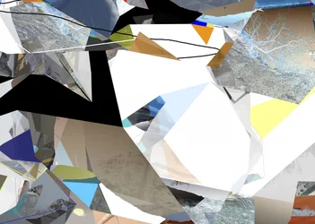 Fragmenterad geometrisk design