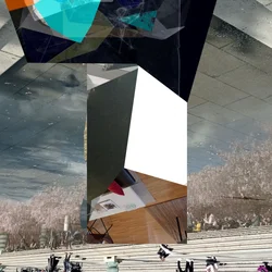Geometrisk stadskollage