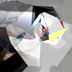Geometrisk spegelbild i sjön