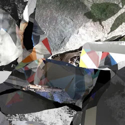 Geometrisk naturcollage