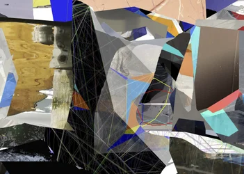 Modernt geometriskt collage