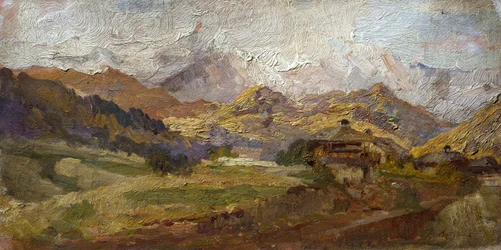 Mount Spluga, av Stefano Bersani (1872-1914)