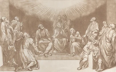 Den Helige Andens nedstigning, 1760-90.