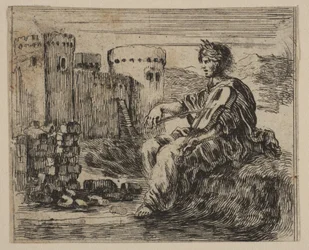 Amphion, från Game of Mythology Jeu de la Mythologie, 1644.