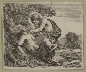 Apollon och Marsyas, 1644