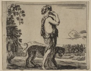 Bacchus, från Game of Mythology Jeu de la Mythologie, 1644.