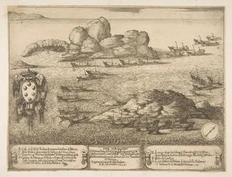 Infångande av två galärer vid Byserta, 1628.