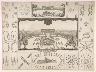Karusell i Florens för storhertigen Ferdinand II:s bröllop, 1637.
