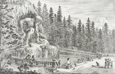 Kolossal staty av Apenninerna