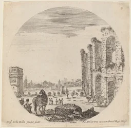 Colosseum och Konstantins båge