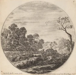 Kor som betar i en dal, 1646.