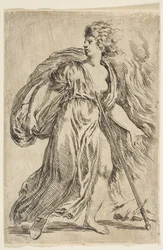 Dido begår självmord, omkring 1660.