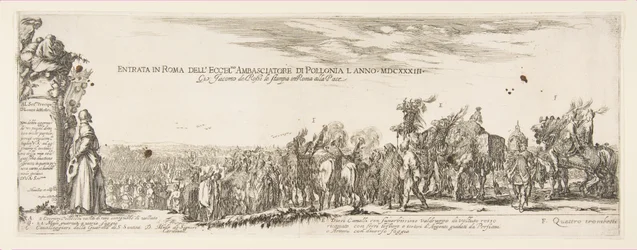 Den polska legationens intåg i Rom, 1633.