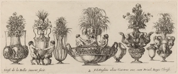 Fantastiska vaser, troligen 1646.