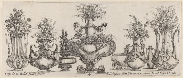 Fantastiska vaser, troligen 1646.