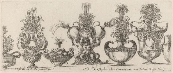 Fantastiska vaser, troligen 1646.