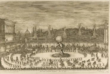 Den firande världen, balett till häst i samband med Cosimo de Medicis bröllop med M