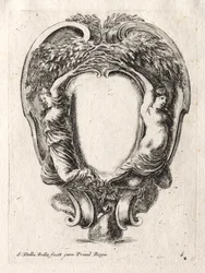 Ny modell för en kartusch, 1647.