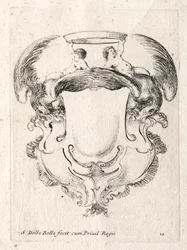 Ny modell för en kartusch, 1647.